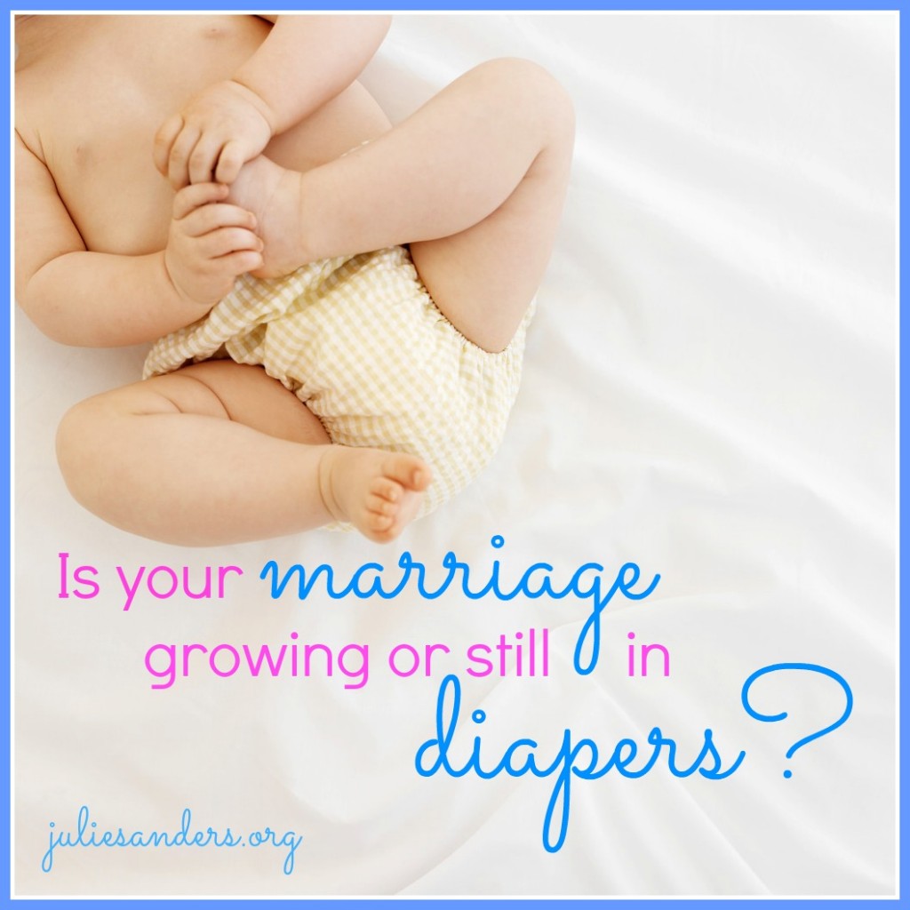 Marriage still in diapers?